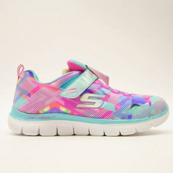 BRAND NEW girl skechers appeal 2.0 velcro shoes size 5Y - Picture 1 of 4